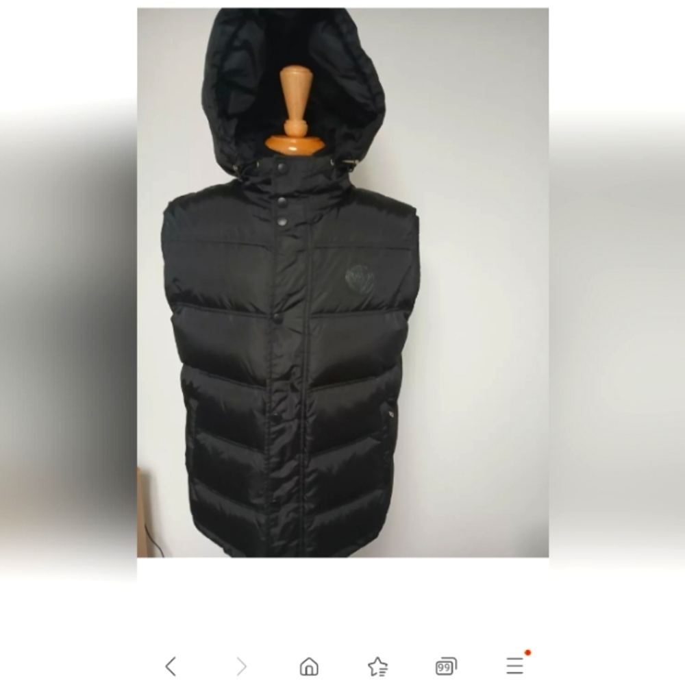 Gucci Men Black Down Vest NWT